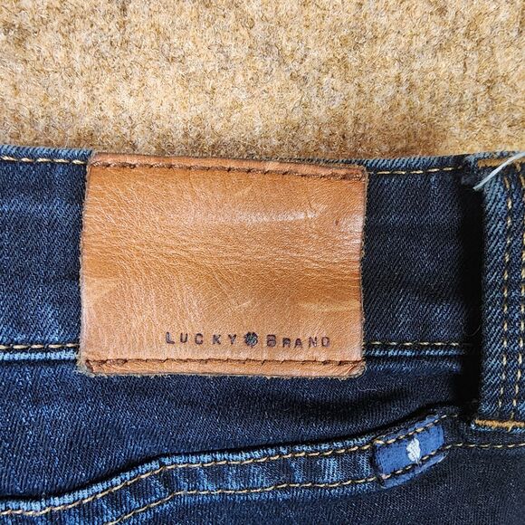 Lucky Brand Women Lolita Skinny Cuffed Jeans Dark Wash Low Rise Size 2/26R - Picture 5 of 11